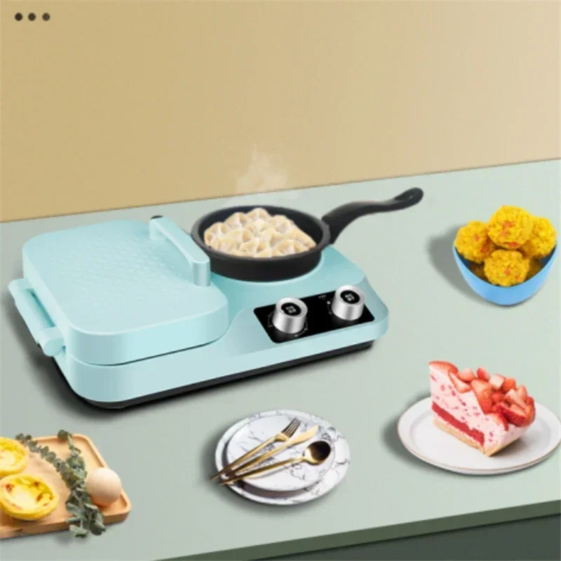 Breakfast Sandwich Press - 4-in-1 lichte maaltijdmachine/ontbijtmachine, kleine huishoudelijke ontbijtkoker,
