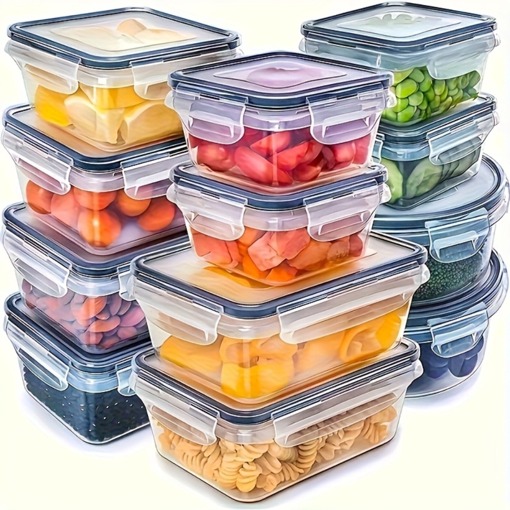 Meal Prep Microwave - 1-delige luchtdichte voedselopslagcontainer met deksel, lekvrije