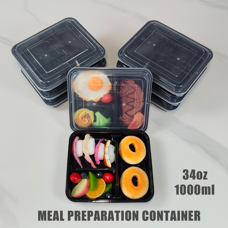 Meal Prep Ideas - 3-delige 34 Oz/1000 ml, 12/35 stuks,