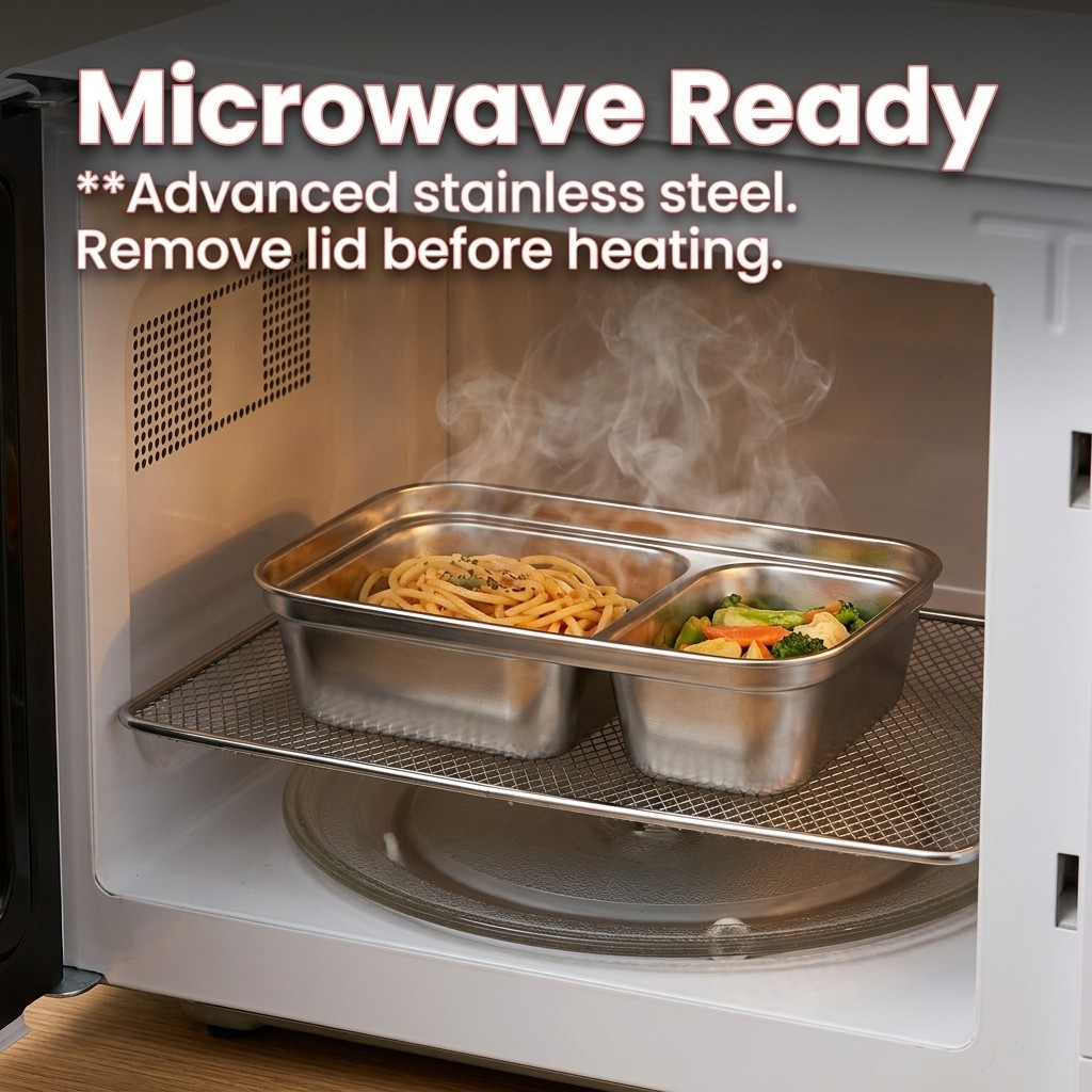 Microgolfbestendige 304 roestv - Meal Prep Ideas recensie en prijs