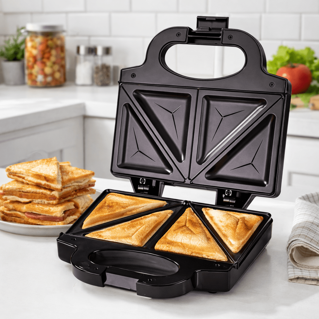 2-in-1 750W snelverhittende sa - Breakfast Sandwich Press recensie en prijs