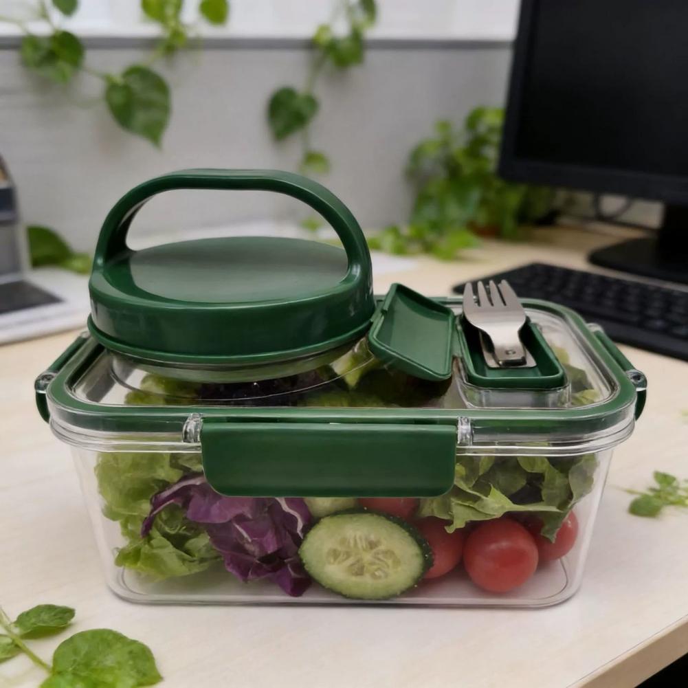 Lekvrije saladebox, 2-pack sal - Meal Prep Jar Salad recensie en prijs