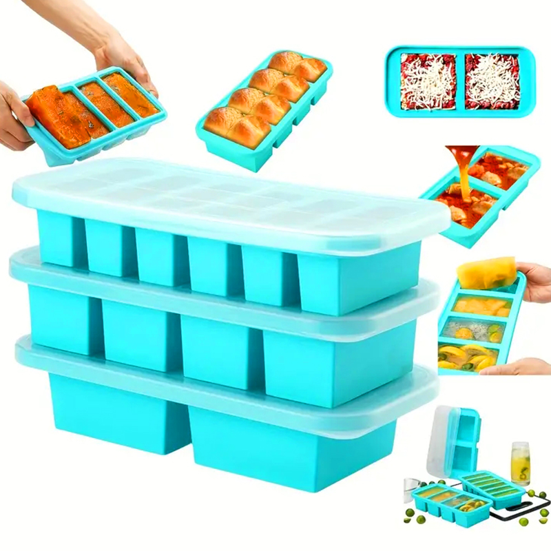 2 of 3-delige siliconen vriesb - Meal Prep Ideas recensie en prijs