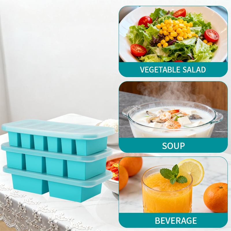 2 of 3-delige siliconen vriesb - Meal Prep Ideas recensie en prijs