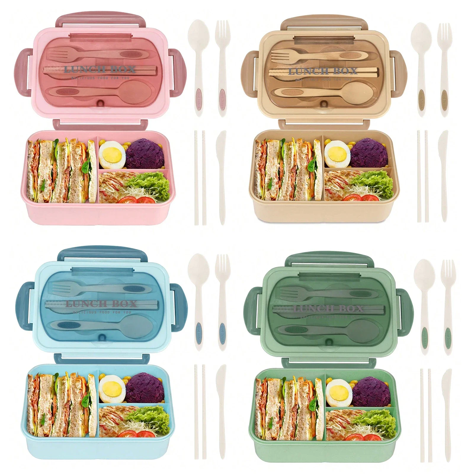Bento Box Volwassen Lunchbox,  - Meal Prep Microwave recensie en prijs