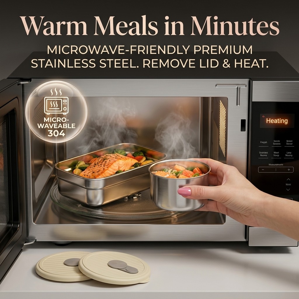 Magnetronbestendige 304 roestv - Meal Prep Ideas recensie en prijs