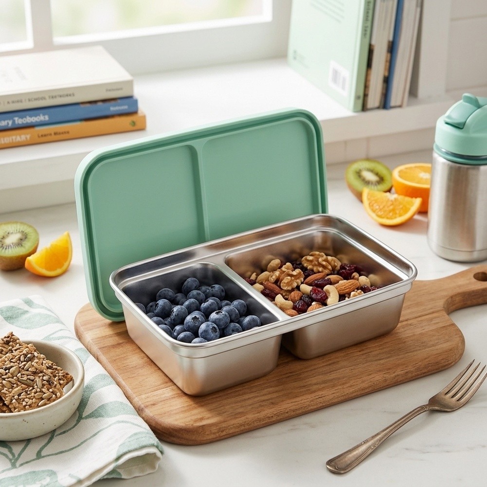 Stapelbare roestvrijstalen sna - Meal Prep Snacks For Toddlers recensie en prijs