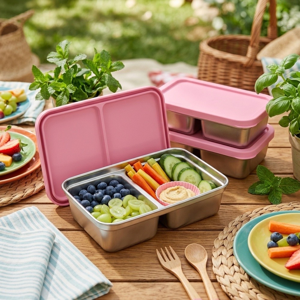 Stapelbare roestvrijstalen sna - Meal Prep Snacks For Toddlers recensie en prijs