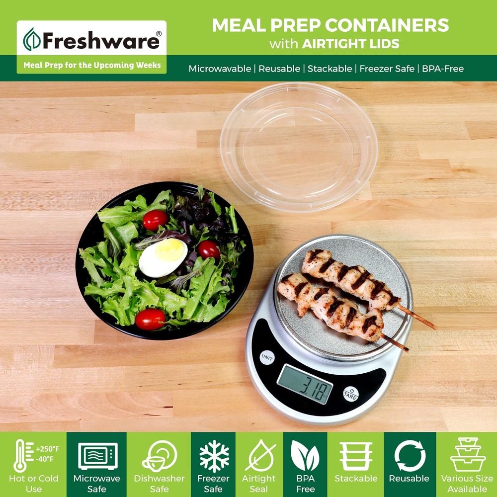 Meal Prep Bakjes met deksels,  - Meal Prep Microwave recensie en prijs