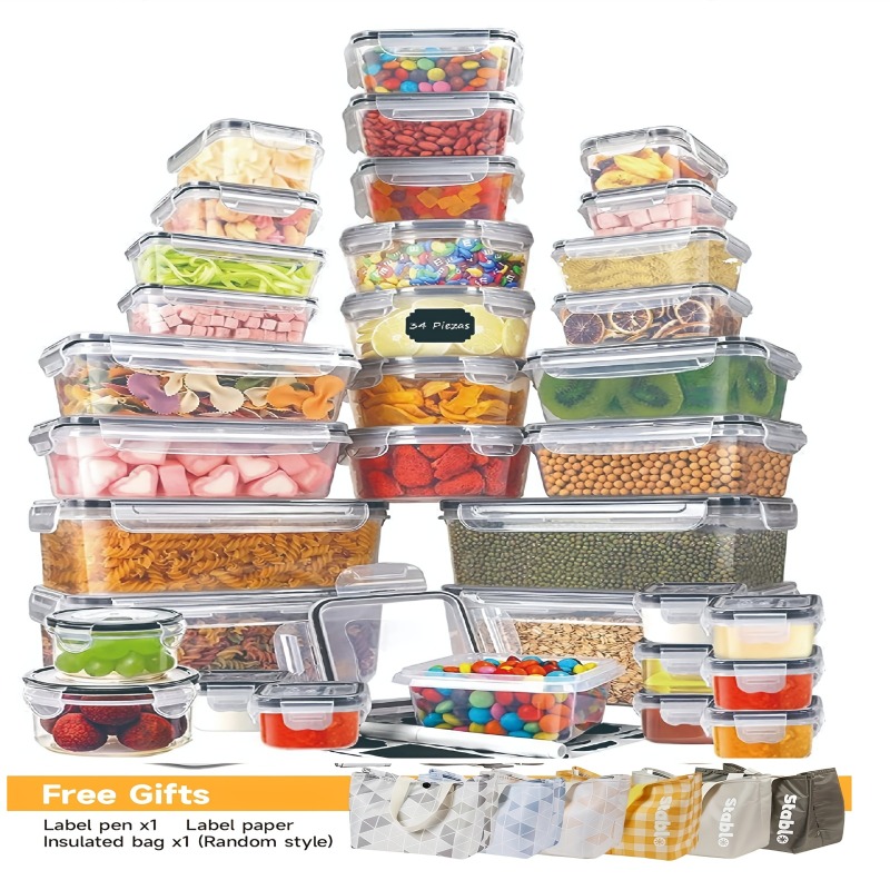 48-delige BPA-vrije voedselbew - Meal Prep Microwave recensie en prijs
