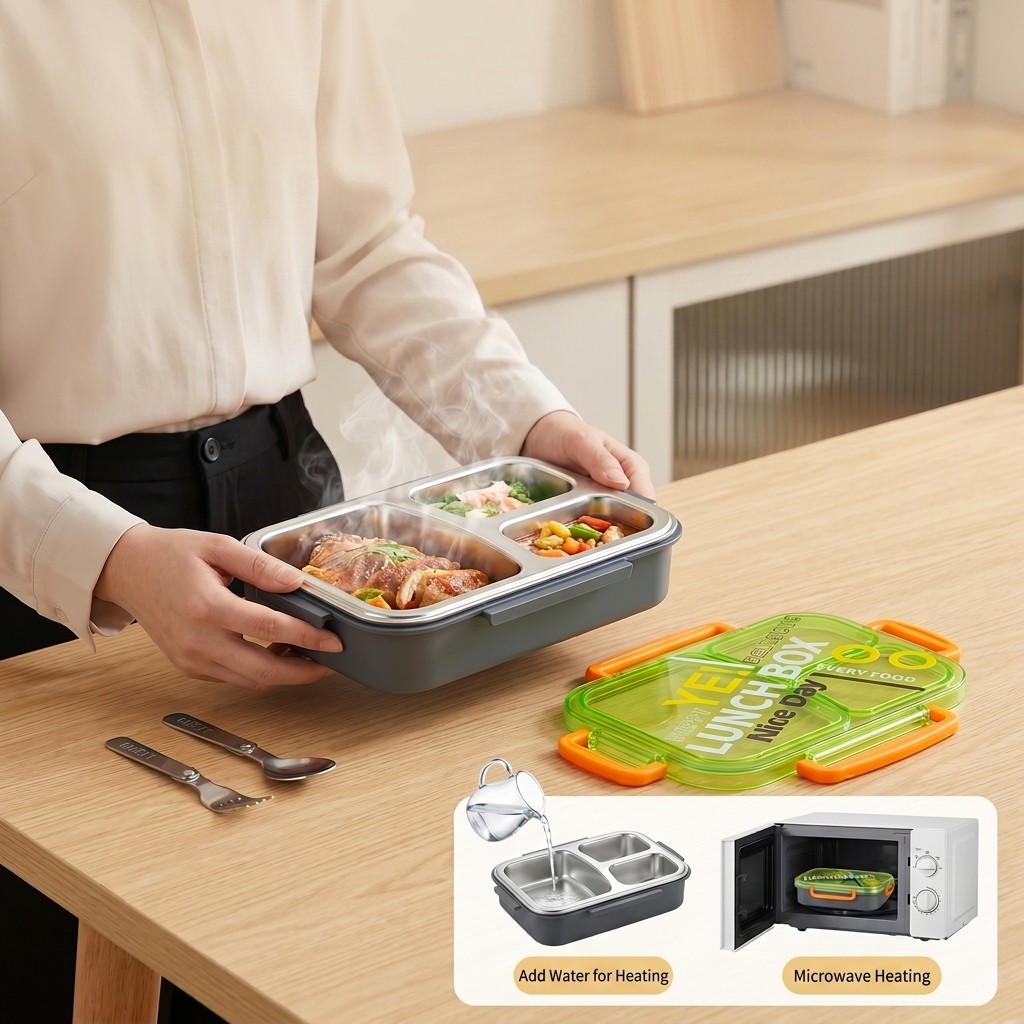 Microgolfbestendige 304 roestv - Meal Prep Ideas recensie en prijs