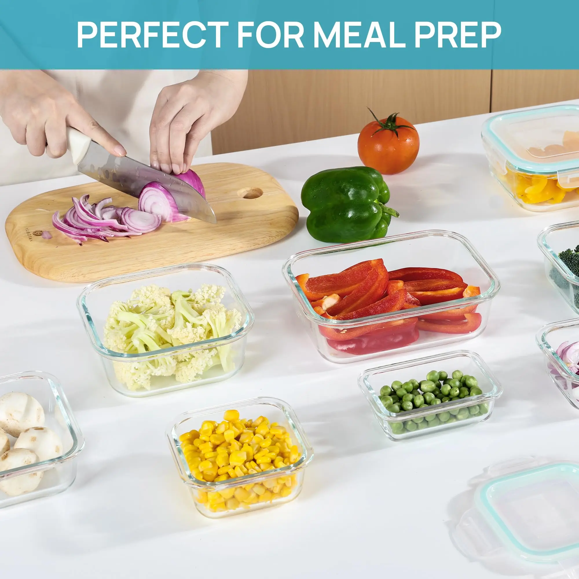 Glazen lunchbox Voedselopslagc - Meal Prep Ideas recensie en prijs