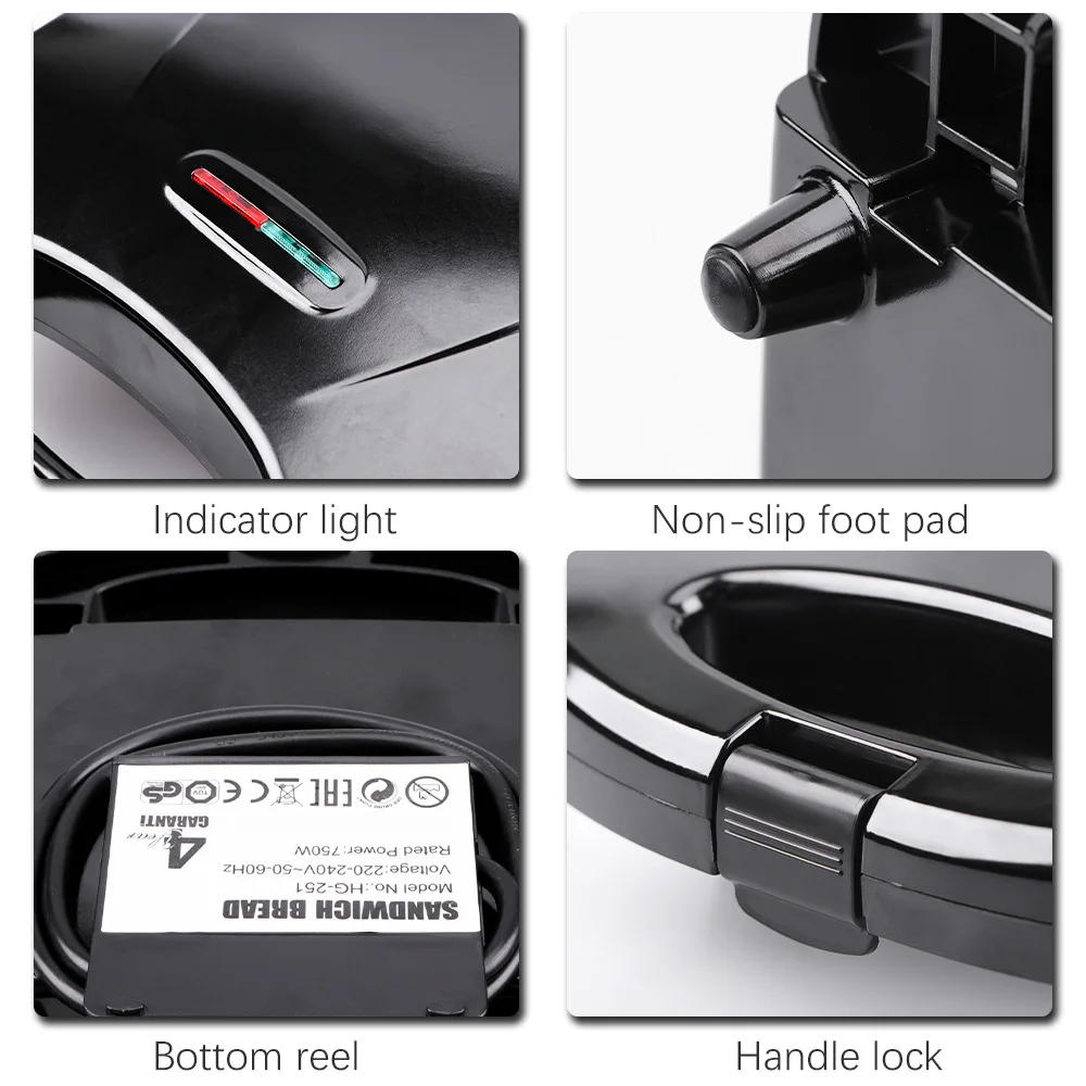 110 V-220 V Huishoudelijke App - Breakfast Sandwich Press recensie en prijs