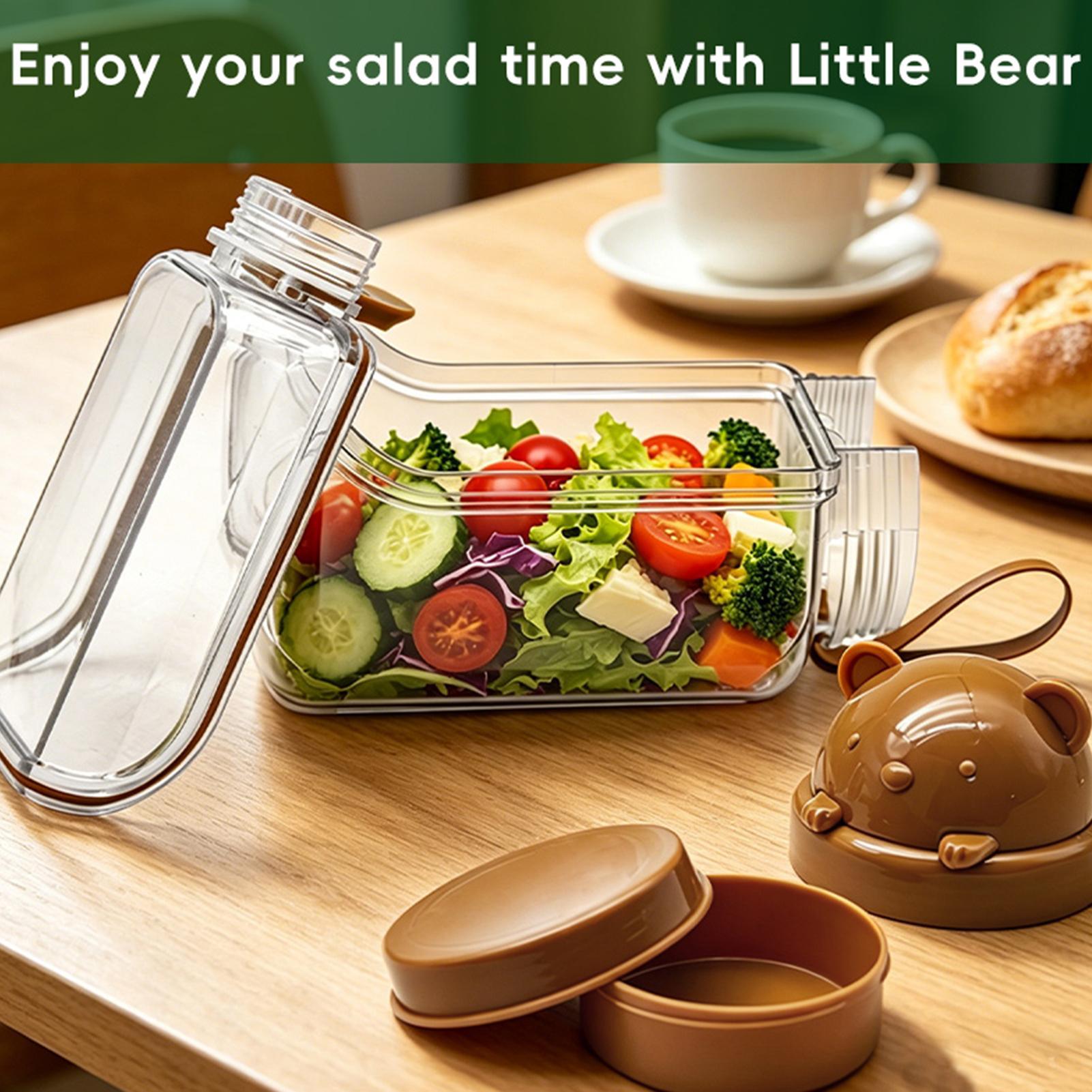 Meal Prep-potten Draagbare lek - Meal Prep Jar Salad recensie en prijs