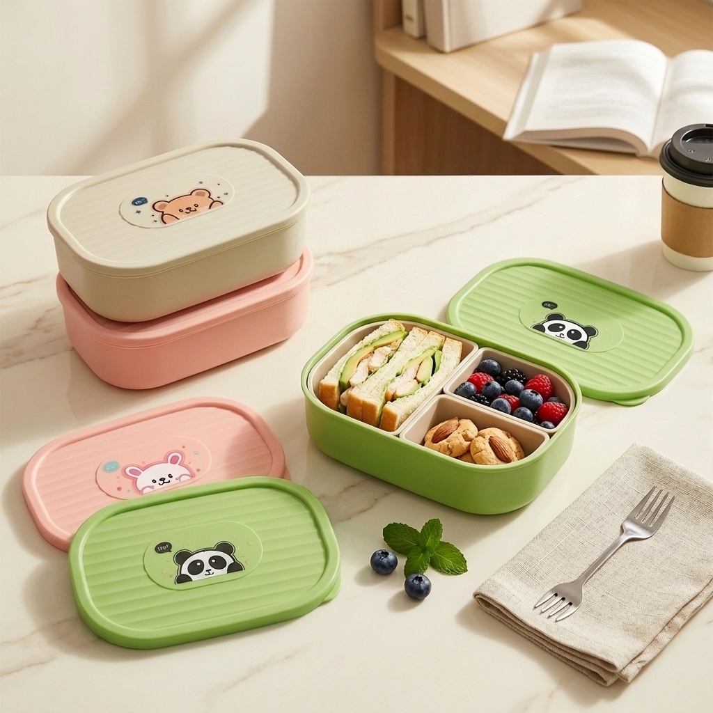 Leuke plastic lunchbox met com - Meal Prep Microwave recensie en prijs