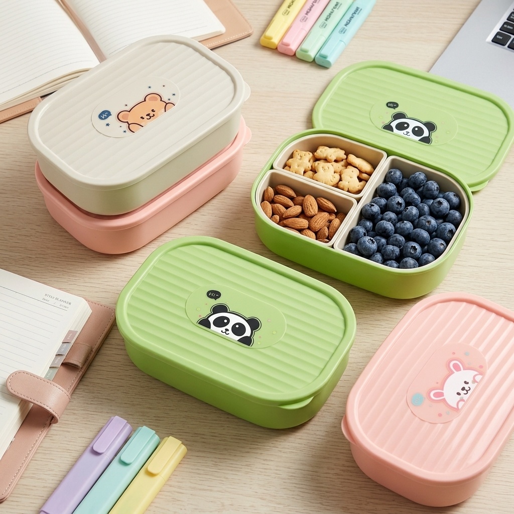 Leuke plastic lunchbox met com - Meal Prep Microwave recensie en prijs