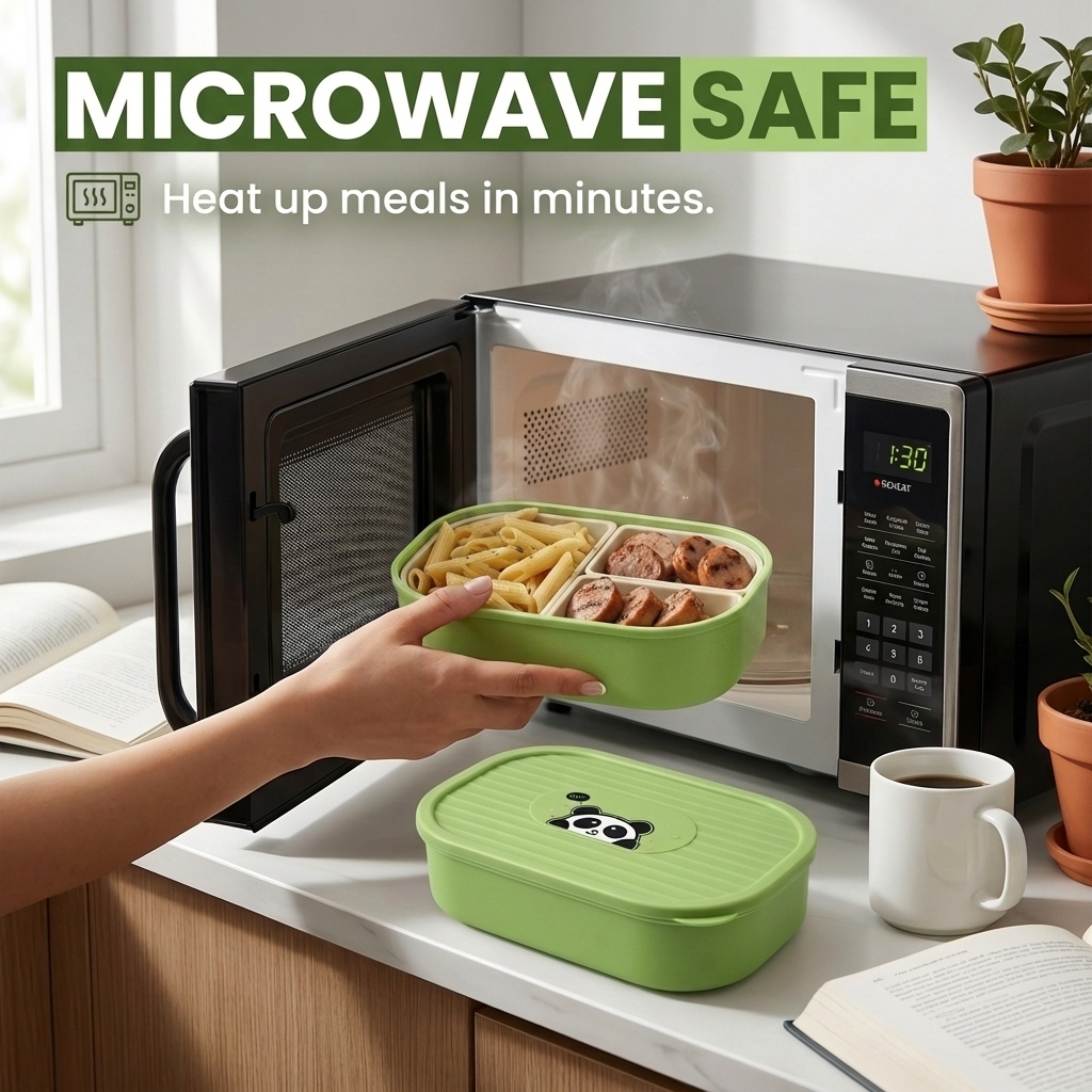 Leuke plastic lunchbox met com - Meal Prep Microwave recensie en prijs