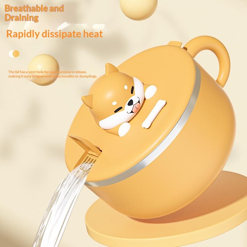 RVS instant noedelkom met deks - Meal Prep Ideas recensie en prijs
